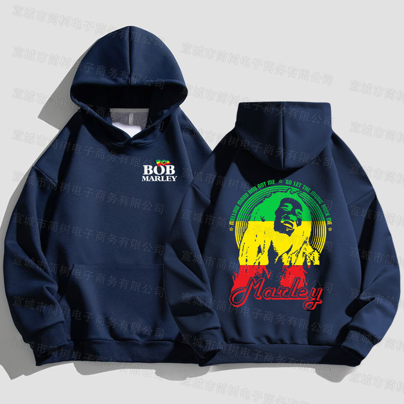 Bob Marley Hoodie Men's y Women's Ndy Loose Autumn/Winter