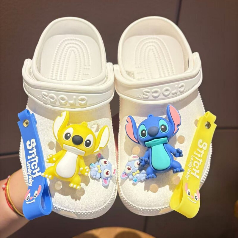 Crocs Accessories Mickey Mouse Stitch Big-Eared Dog Cartoon Cute Accessories Shoe Buckles DIY Removable Shoe Flower Shoe Buckles Crocs Accessories Mickey Mouse Stitch Big-Eared Dog Cartoon Cute Accessories Shoe Buckles DIY Removable Shoe Flower Shoe Buckles
