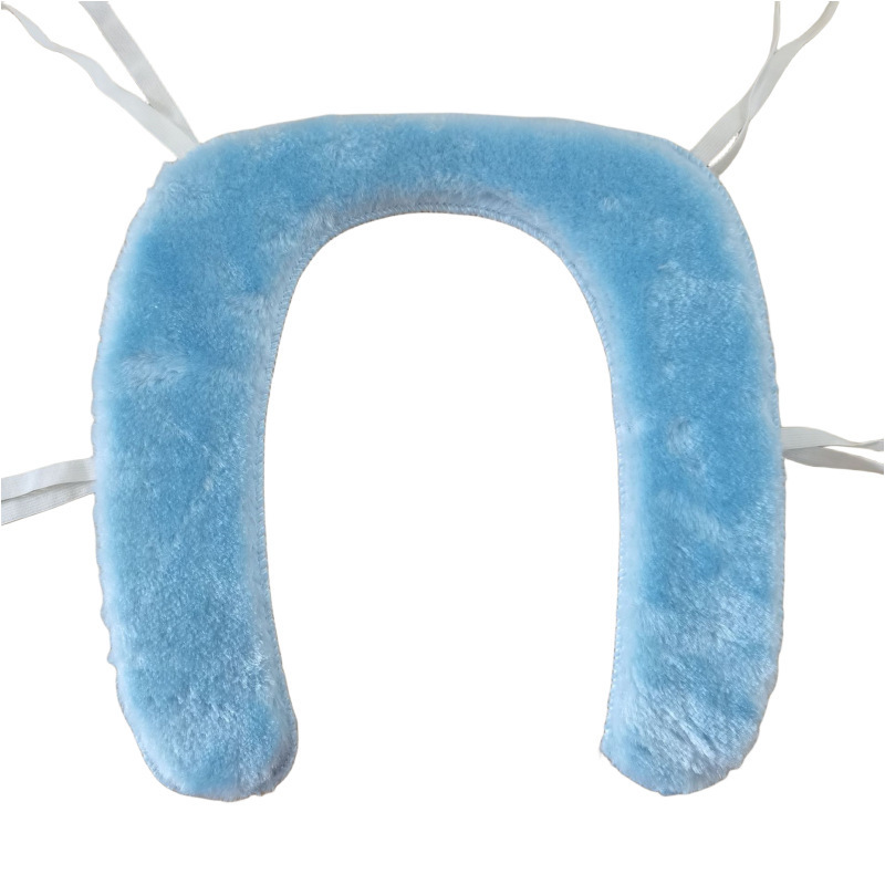 Cojín de inodoro de felpa para niños, cálido y lindo en invierno, inodoro para niños, cojín de inodoro suave, anillo de inodoro engrosado para bebés