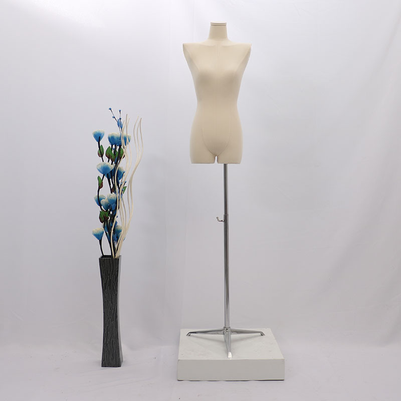 Hombro plano modelo femenino venta al por mayor tienda de Ropa Accesorios modelo de ropa de mujer estante maniquí soporte de exhibición modelo de media longitud