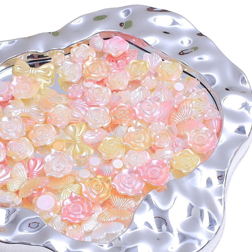 Fantasía barroco mezclado dulce DIY crema pegamento teléfono caso tocado horquilla joyería resina accesorios al por mayor