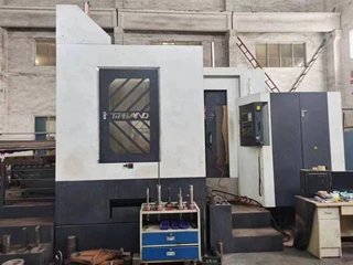 处理二手台湾TW-800双工位卧式加工中心二手800卧加