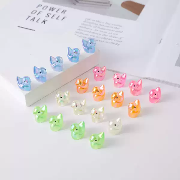Cross-Border Micro-Landscape Electroplated Colorful Duckling DIY Resin Accessories Desktop Ornaments Handmade Car Decorations
