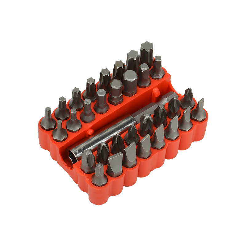 33PC combinación de cabezal de lote sólido conjunto de forma especial hueco interior hexágono flor de ciruelo cruz de una palabra conjunto de 33 piezas