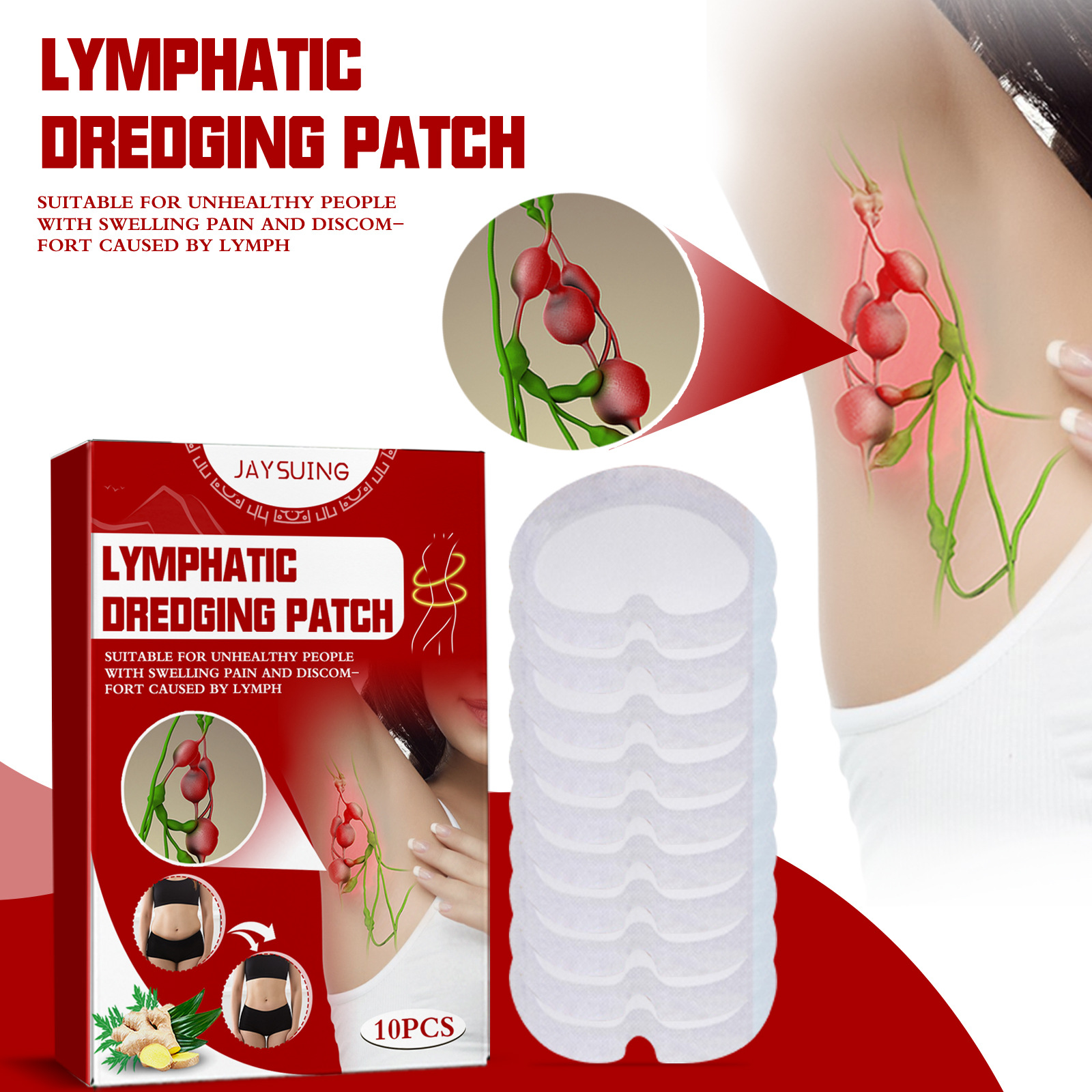 Jaysuing Shaping Stick für Achselhalsmassen, Entsalzung der Lymphe, Tongluo Xiaojie Fibroplasty_voghion.com
