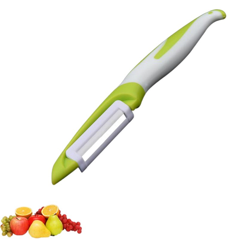 Multifuncional pelador de cerámica pelador melón y fruta cepilladora de plástico pelador hogar cuchillo de fruta