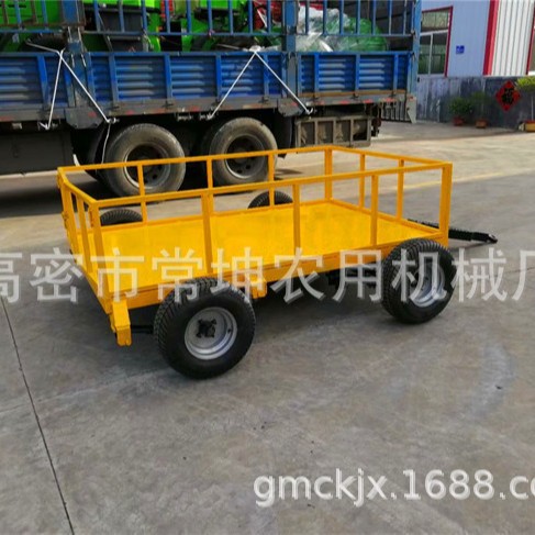 厂家供应   拉杆转向拖车   拖车平台高度低   量大从优