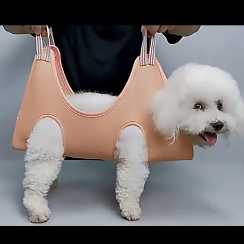 Amazon 猫用品 バスラック 犬用ハンモック ペットの爪切り 中小型犬猫用グルーミングハンモック|undefined