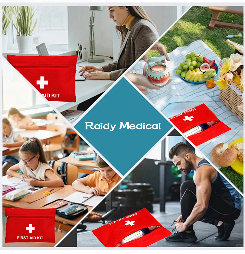 Cross-Border Export Car Emergency Kit First Aid Kit 12-Piece Set Household First Aid Supplies Portable Small First Aid Kit
