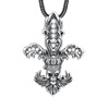 Men's pendant, trend retro accessory, wholesale, silver 925 sample, punk style