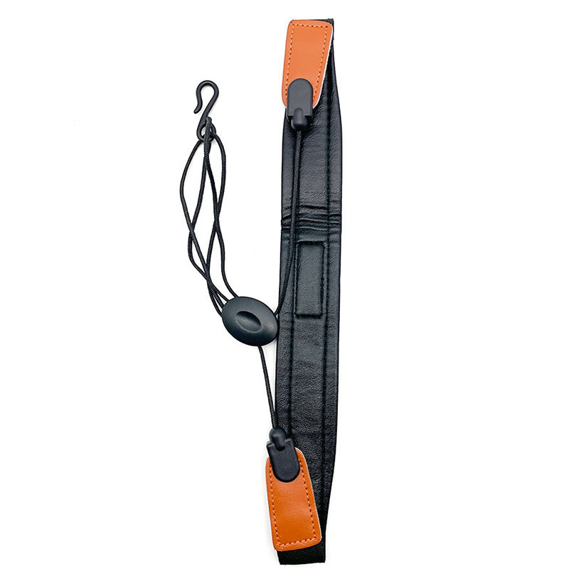 Correa de hombro de saxofón alto saxofón correa de hombro correa de cuello de clarinete Tubo negro correa de instrumento musical