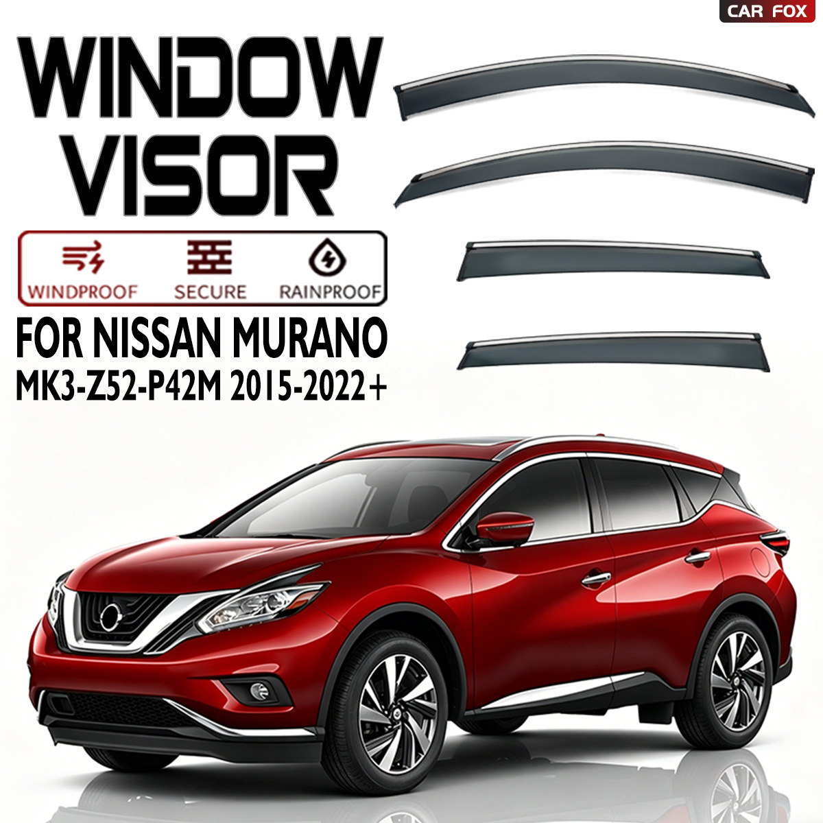 Suitable for Nissan Murano Window Visor