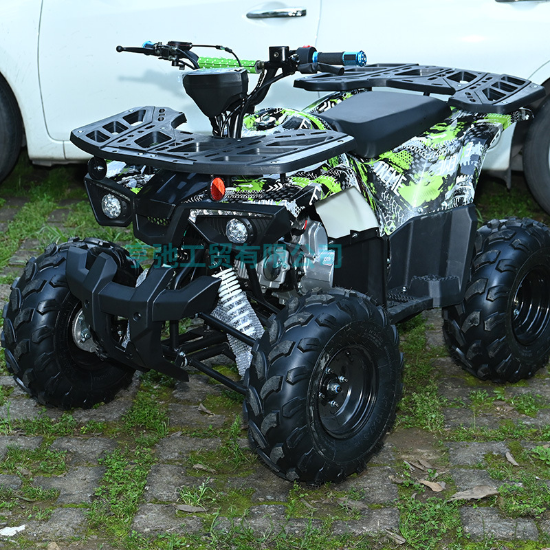 motocicleta de montaña todoterreno de cuatro ruedas, motocicleta de playa, motocicleta de cuatro ruedas, motocicleta de desierto de cuatro ruedas