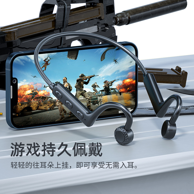 El nuevo auricular Bluetooth inalámbrico de conducción de audio de comercio electrónico, tipo colgante, deportivo impermeable K69, fuente original de fábrica, entrega de una pieza