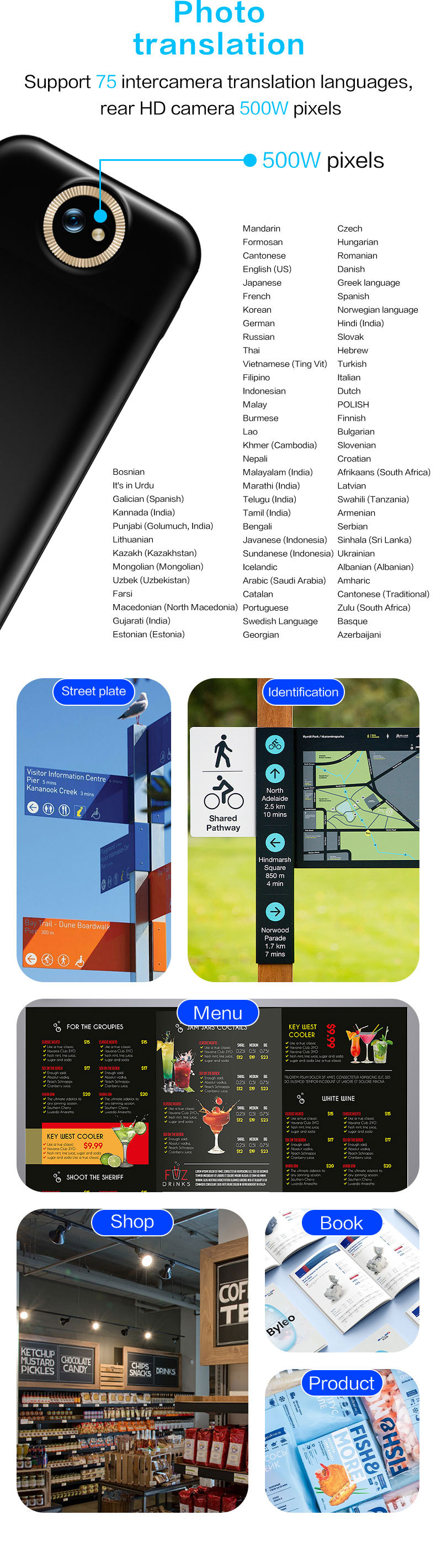 语音翻译耳机双耳中英翻译器多国语言蓝牙无线同声互译翻译机.j