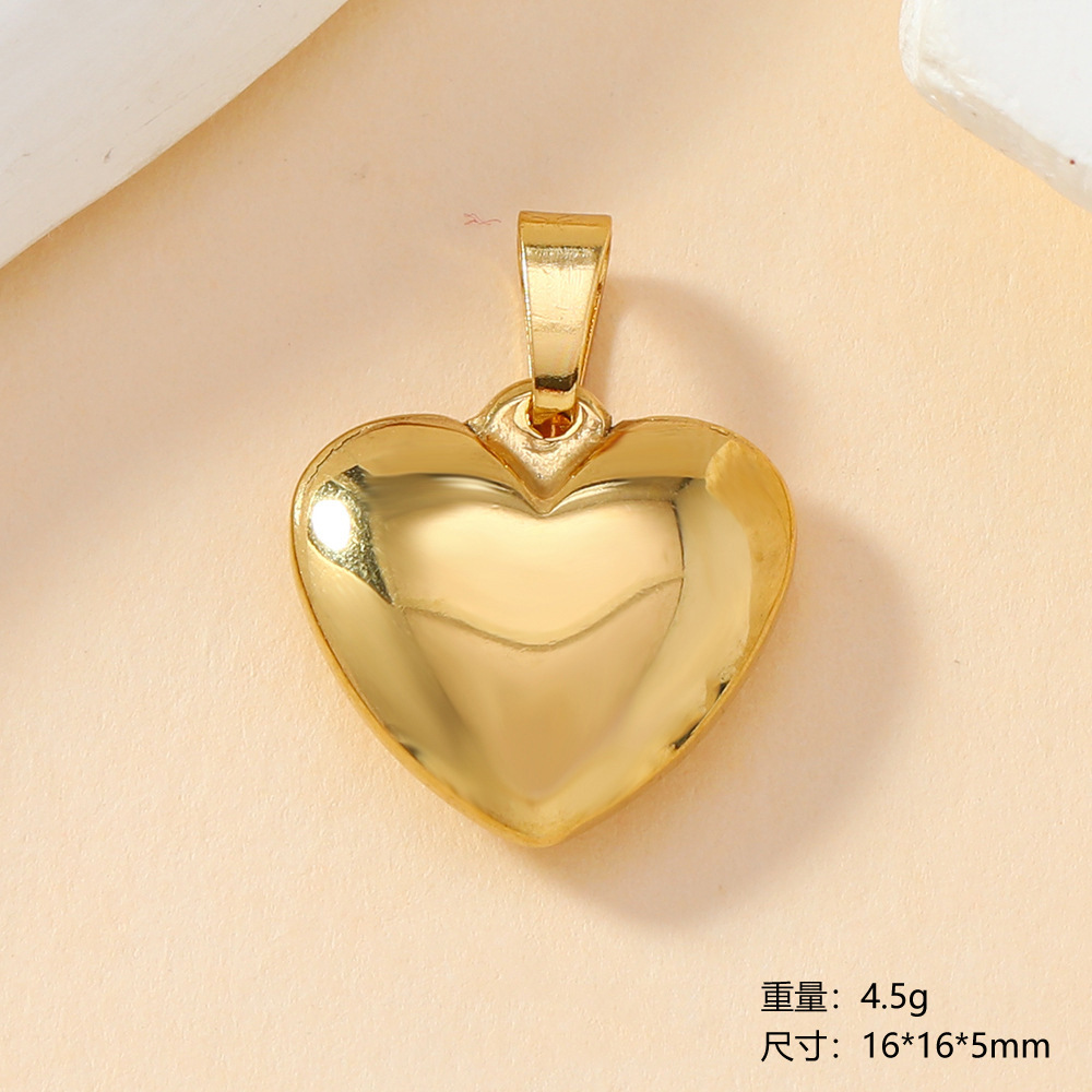 Colgante único Joyas de fundición de acero inoxidable transfronterizas Personalidad Sol Cruz Amor Flor Pluma Joyas Accesorios de bricolaje