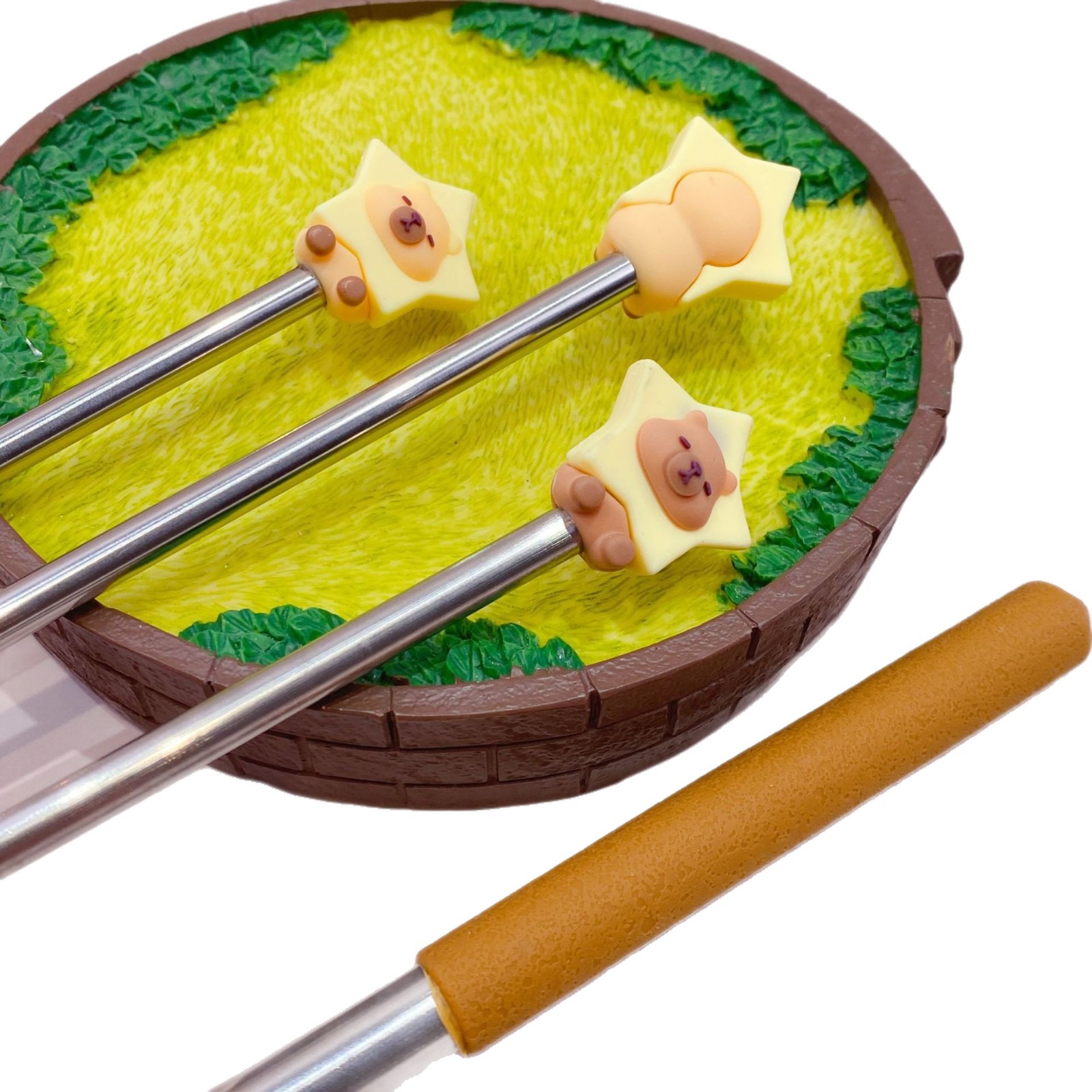 Nueva forma de capibara dedos retráctiles lectores lindos dibujos animados dedos retráctiles lectores lectores lectores