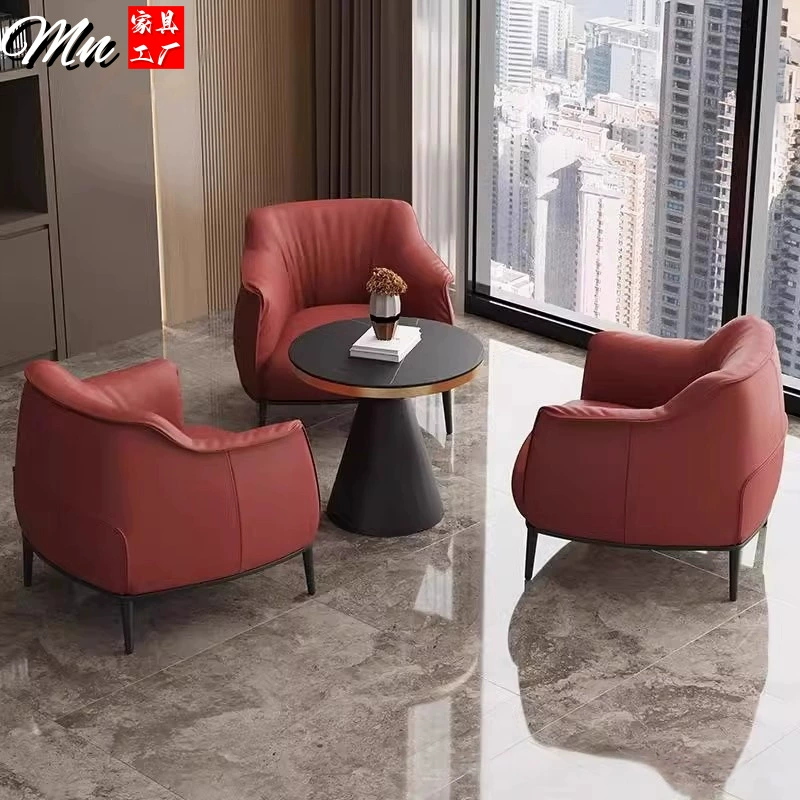 Кресло для отдыха, односпальный диван, стул, стойка регистрации отеля, комбинация стола и стула, легкий роскошный выставочный зал, офисная зона для деловых переговоров