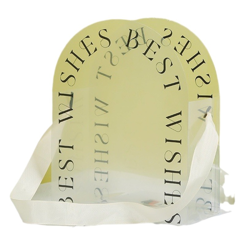 Pet souvenirs bolso de mano ins boda dulces de boda regalo de vacaciones bolsa de regalo caja de flores personalizada bolsa de embalaje transparente