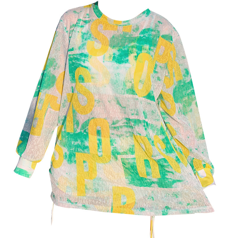 Traje de baño nuevo en stock para mujer, conjunto de tres piezas con protección solar, estampado moderno, que cubre el abdomen, sexy, estilo estudiantil, para aguas termales, push-up.