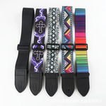 现货加宽吉他带几何图案吉他带时尚简约吉他带百搭民族风吉他背带