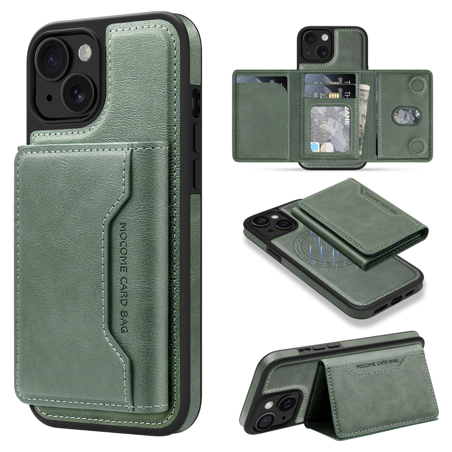Ốp lưng iPhone 16 chống sốc viền dày, chất liệu TPU mờ — Vàng sa mạc, Tím đậm, Xanh ngọc, Màu đen chi tiết 14
