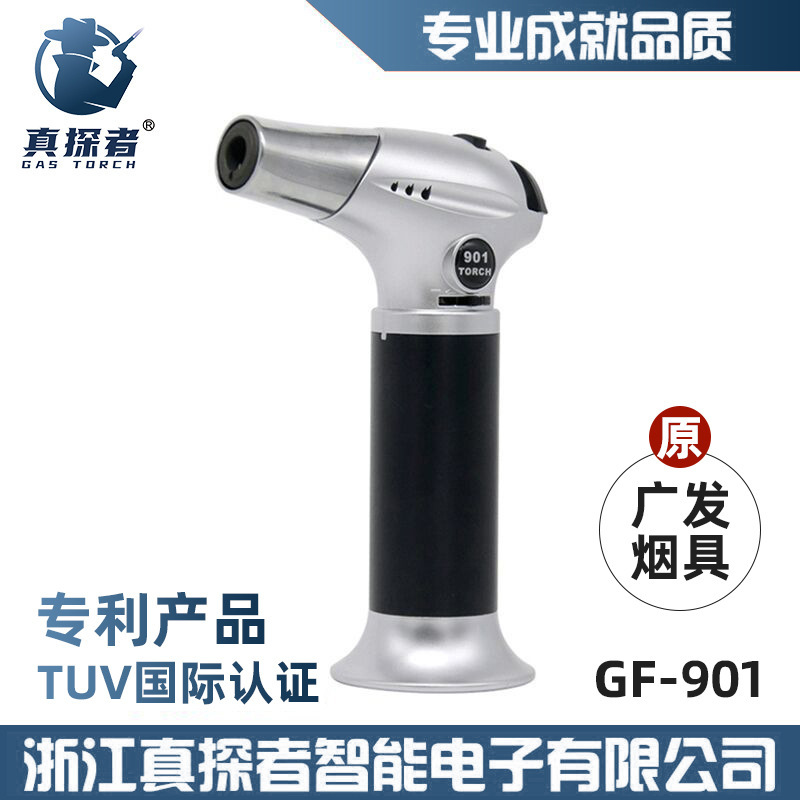 Real detector fire gun metal welding gun igniter outdoor barbecue high temperature fire extinguisher direct punch lighter spray gun