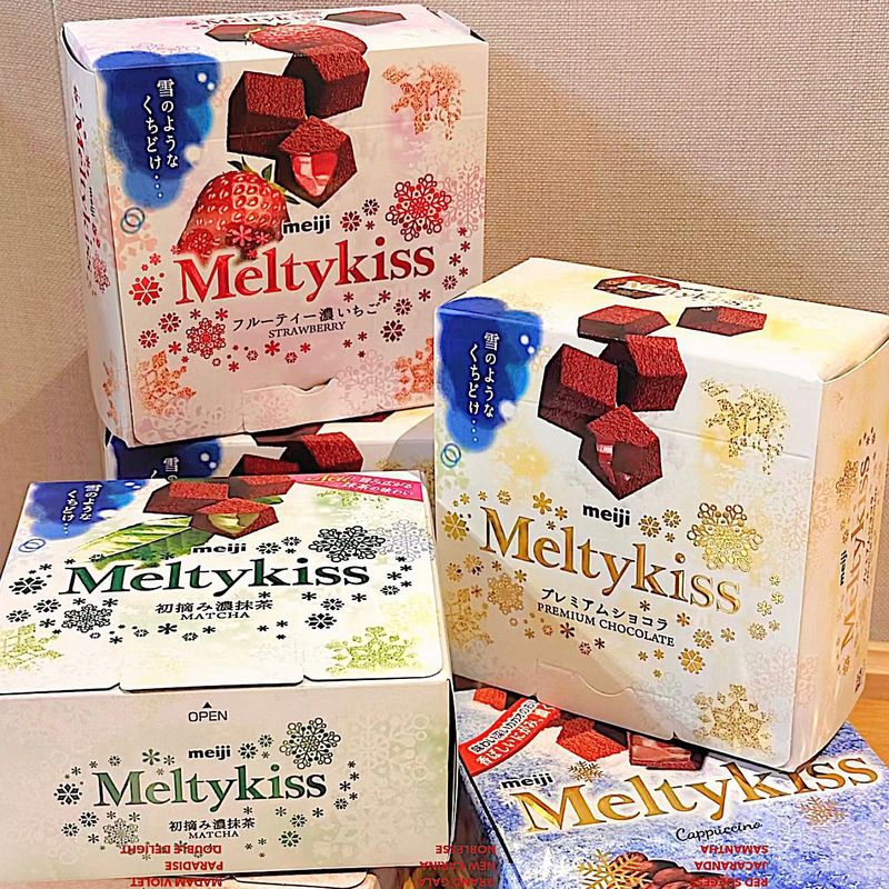 日本进口Meiji明治Meltykiss雪吻巧克力牛奶草莓抹茶味巧克力批发|undefined