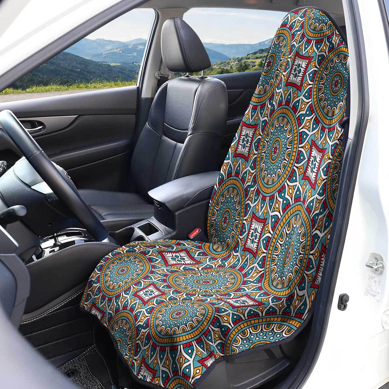 Car seat towel cover front seat protector suitable for gym and exercise, universal for all seasons, car use 31