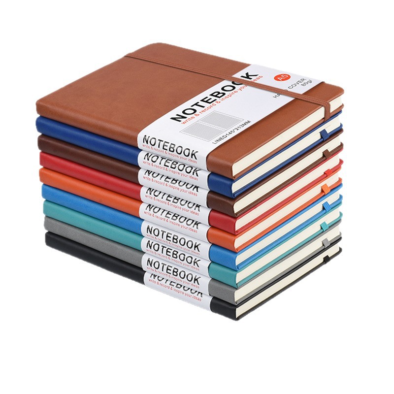 Correa transfronteriza a5 logotipo de cuaderno personalizado mini cuaderno portátil a6 alto valor de cara b5 cuaderno de notas