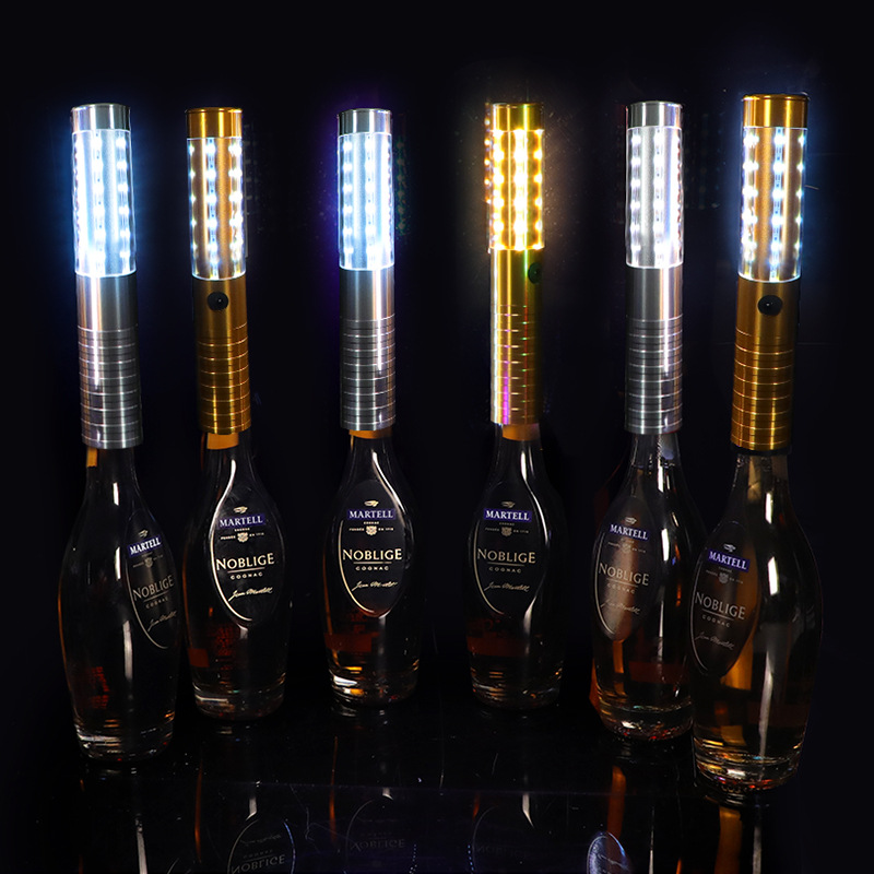 Bar Champagne Flash Stick LED Rechargeable Metal Flash Light…