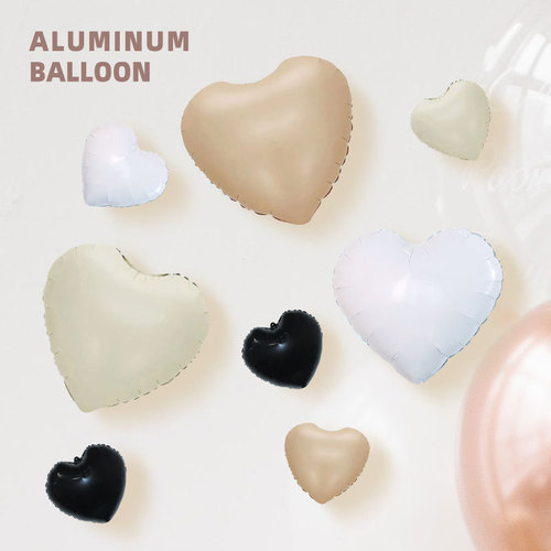 New 10-inch 5-inch heart-shaped love aluminum film balloon birthday Valentine's Day party Children's Day wedding room decoration balloon