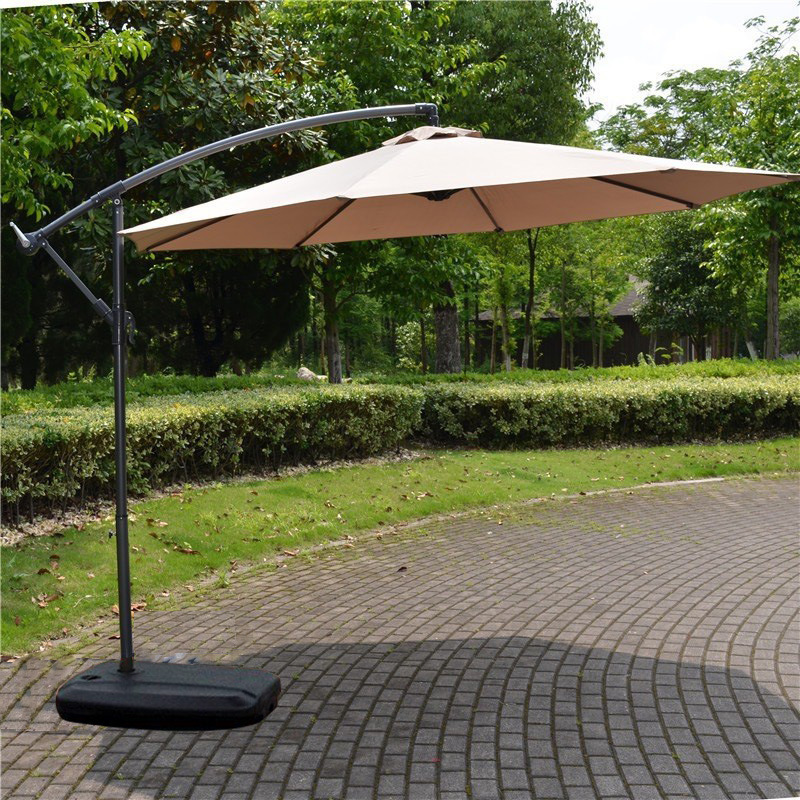 Sombrilla para exteriores, para patio, jardín, terraza, balcón, cafetería, impermeable y resistente al sol, tipo banana, venta al por mayor. image 4