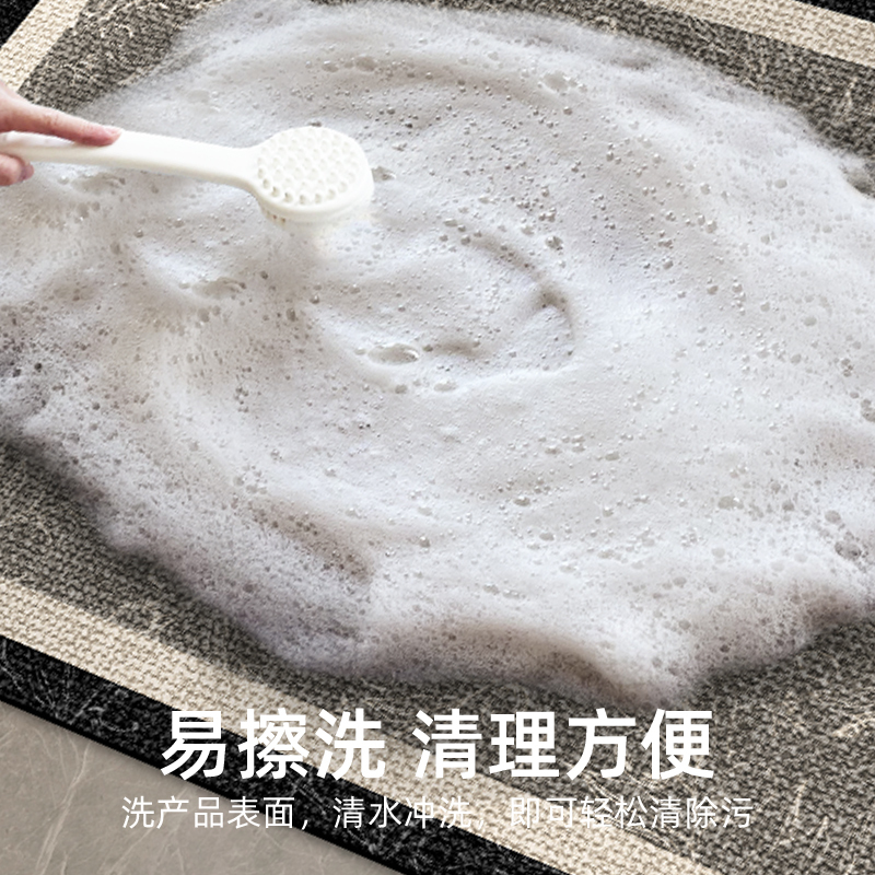 浴室マット珪藻泥家庭用トイレの入り口の吸水滑り止めマットは汚れに強いので、足マットを管理しやすいです。|undefined