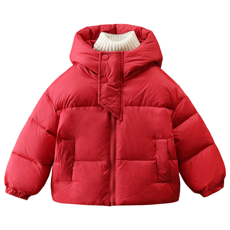 6614 Chaqueta de plumón de invierno para niños Traje de año nuevo para niños 90 terciopelo de pato blanco Traje de año nuevo Chaqueta de algodón festiva de invierno para bebés