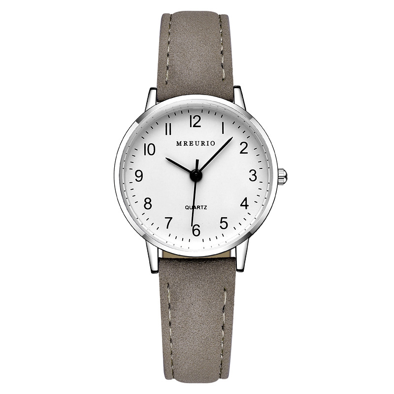 Gray belt women's model comes with spare battery