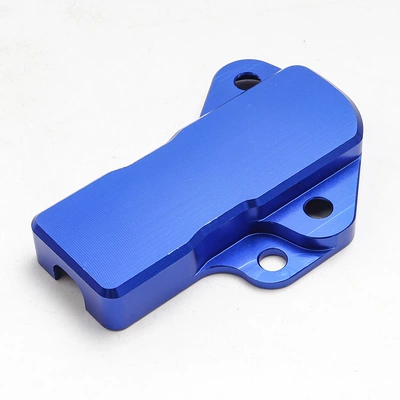 Suitable for Exc Xcw 150 250 300 Off-Road Motorcycle Modification Accessories Aluminum Alloy Sensor Protection (Motorcycle Handle Cover) - blue
