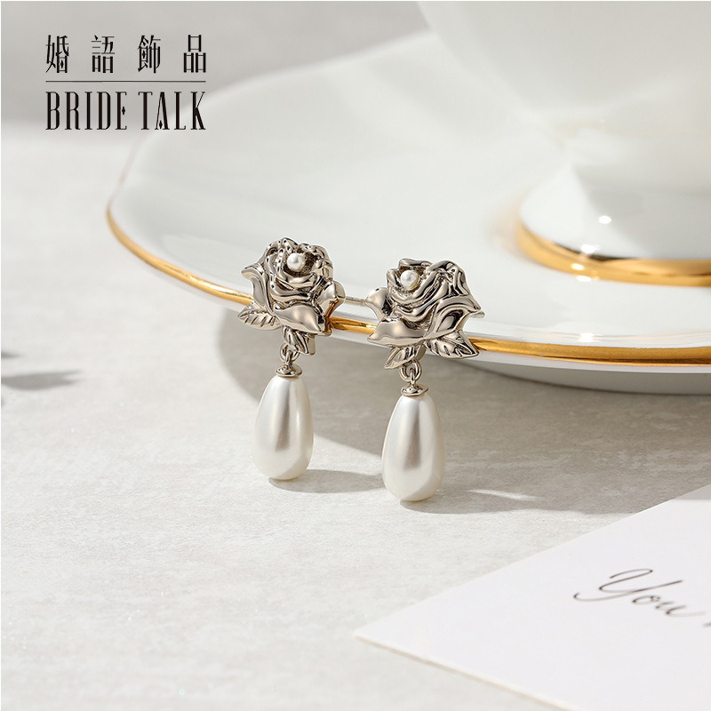 Retro three dimensional genuine small design sophisticated earrings…