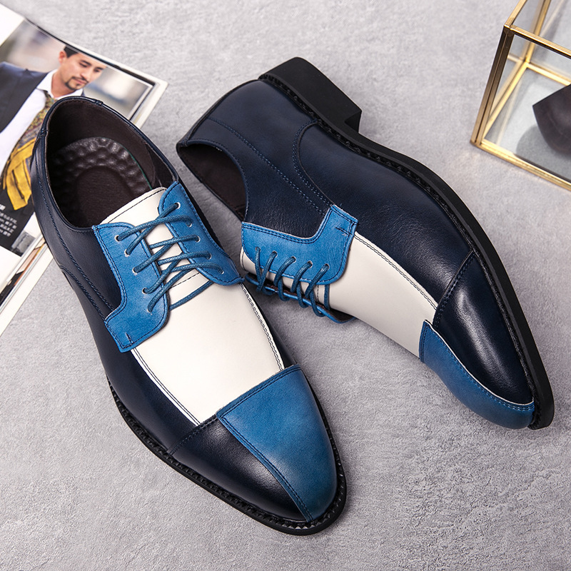 Nuevo otoño transfronterizo de hombres zapatos de moda de hombre zapatos de cuero de negocios de comercio exterior 48 zapatos de boda