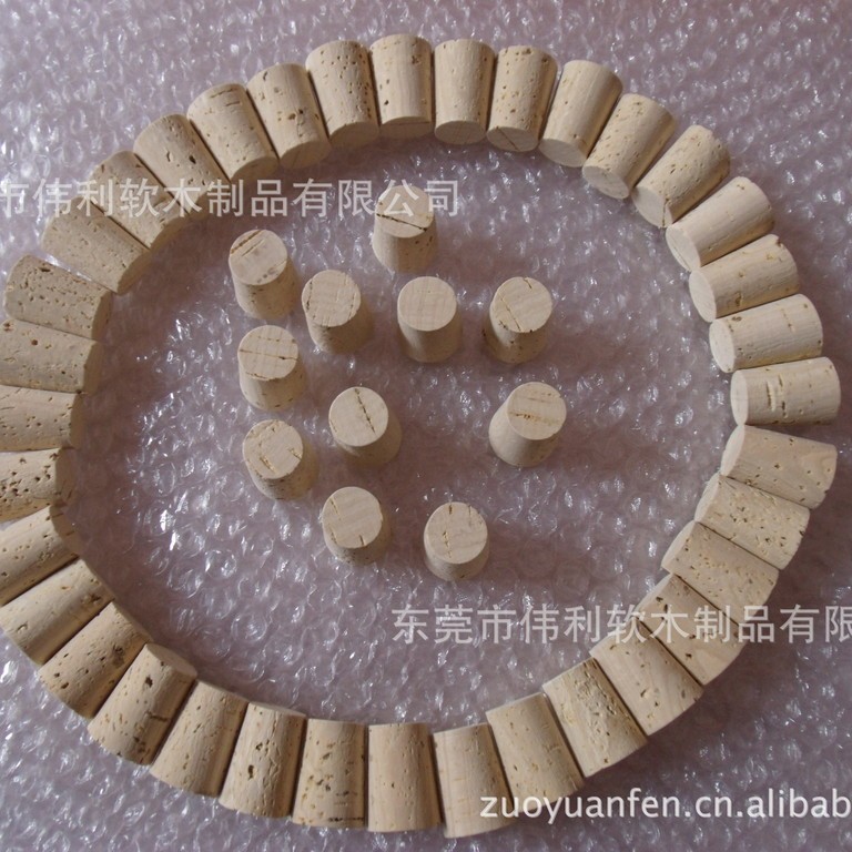 供应天然漂白锥型软木塞   漂白天然软木塞环保密封防漏木质