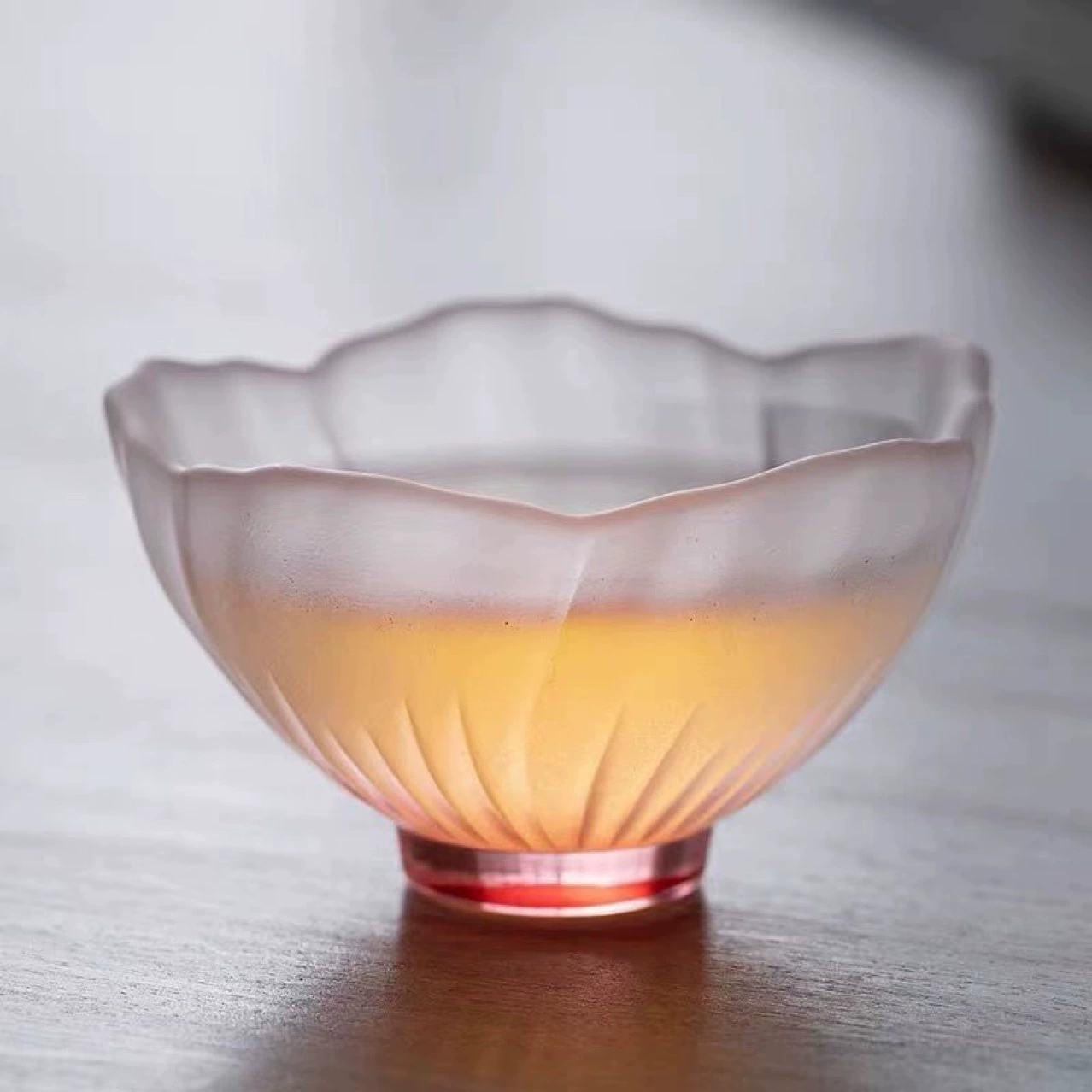 Matte glass tea cup, tea set, gift box, Chinese style