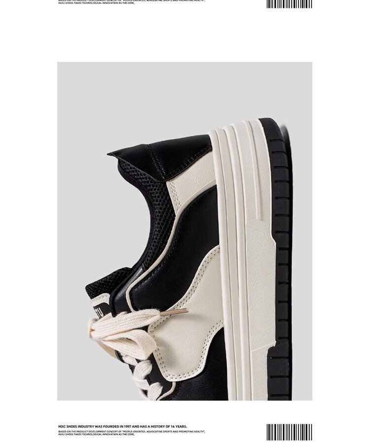 Giày thể thao nam sneaker cổ thấp đế bằng kiểu Mỹ thời trang — K88 m màu nâu, K88 m màu đen chi tiết 5
