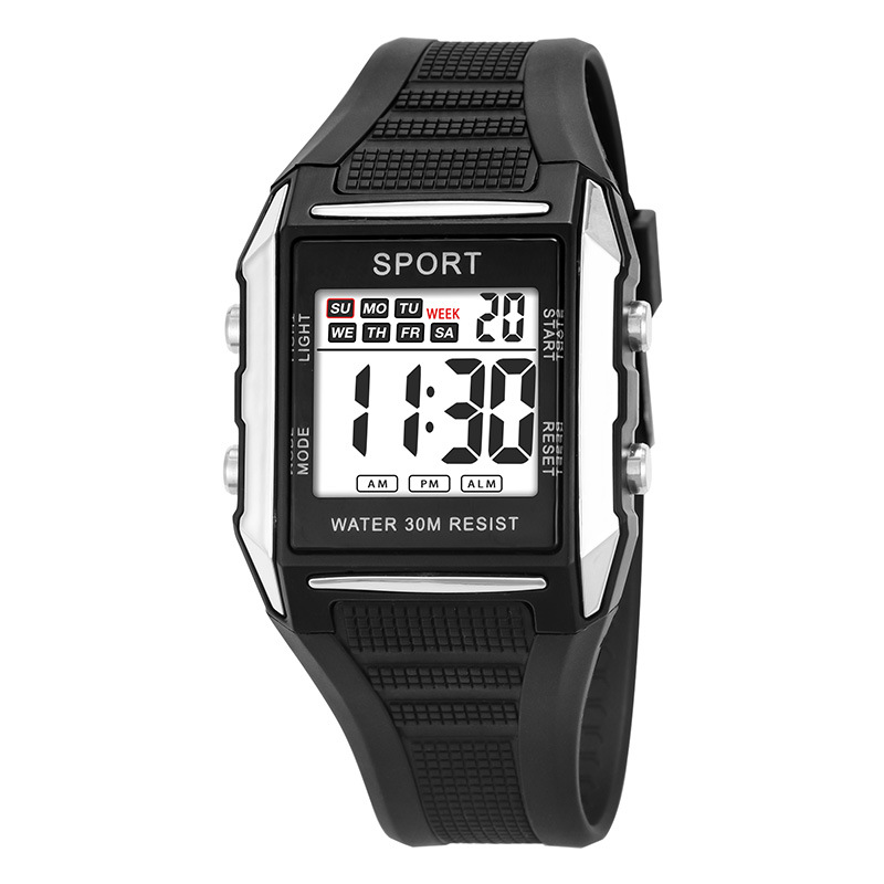 Tendencia de estudiantes al aire libre ocio cronometrador electrónico alarma multifuncional juvenil reloj electrónico de luz nocturna al por mayor