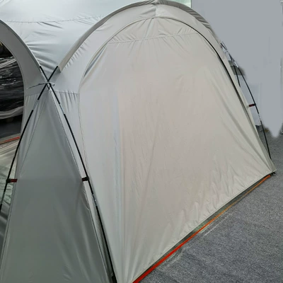 Tent Travel Portable Gazebo, Avtomobil yan çətirləri - activity-screen-hanging-cloth-white-gray-2-pieces-320320205cm