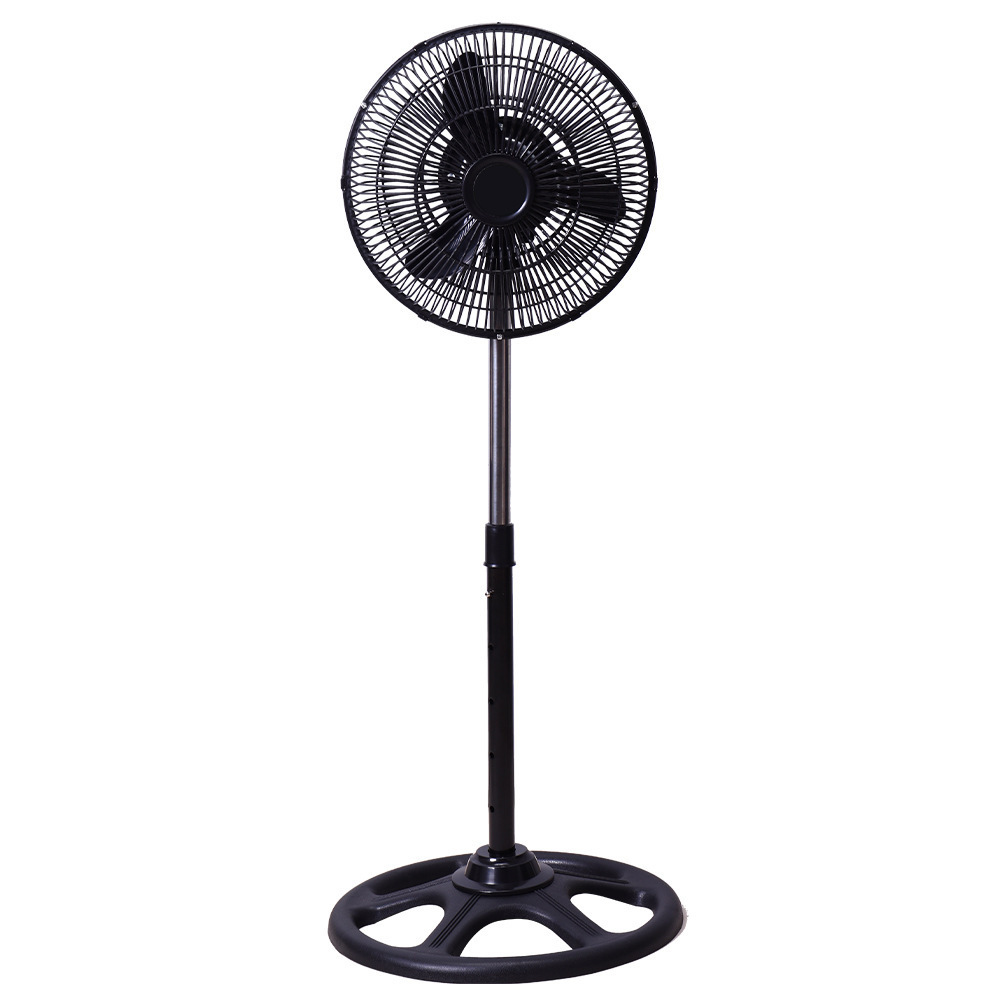 Fabricantes al por mayor de 10 pulgadas ventilador de piso para niños cubierta de malla de plástico hogar ventilador silencioso negro comercio exterior