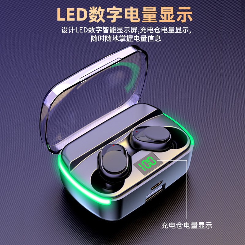 起爆金M60無線超長航続ミニイヤホン入耳新無線ステルス両耳騒音bluetoothイヤホン|undefined