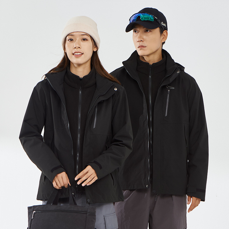 ✅ National Standard Women's 3-in-1 Jacket, Men's Dupont Triple-Protection Waterproof, Windproof Outdoor Hiking and Mountaineering Jacket