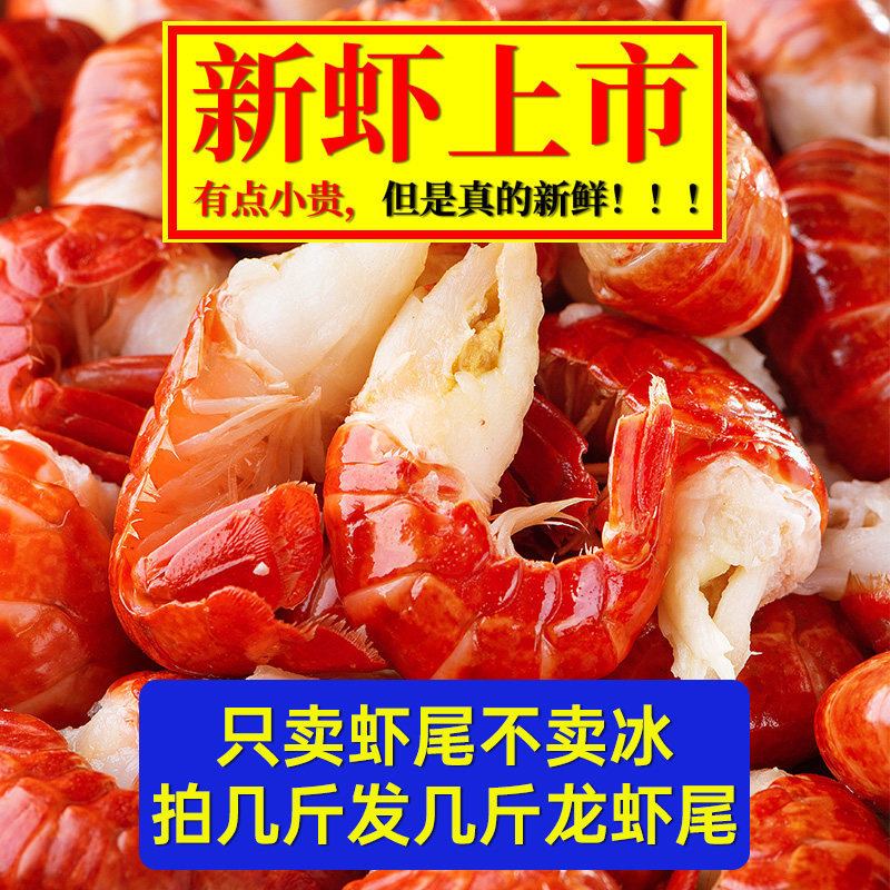 Premium Large-Sized Lobster Tails Without Ice Coating, Spicy Garlic Flavor, Frozen Fresh Shrimp Tails, Wholesale Whole Box Fresh Premium Large-Sized Lobster Tails Without Ice Coating, Spicy Garlic Flavor, Frozen Fresh Shrimp Tails, Wholesale Whole Box Fresh