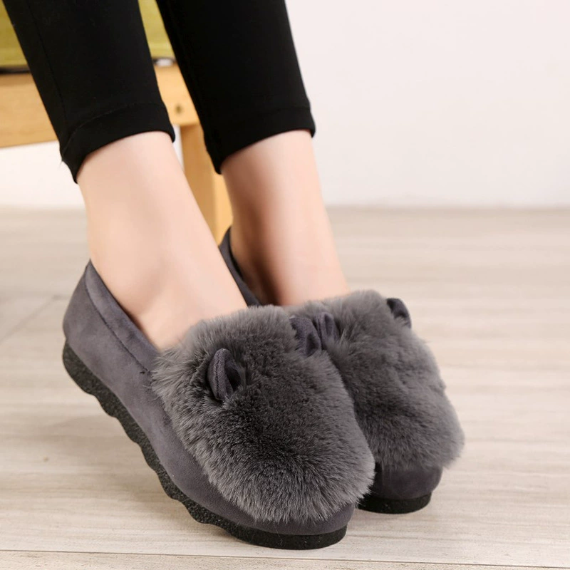 Fleece-Lined Warm Shoes...