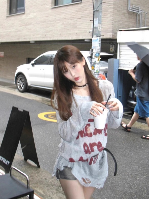 美式hiphop慵懒风针织衫女夏季宽松设计感小众字母破洞防晒罩衫潮|undefined